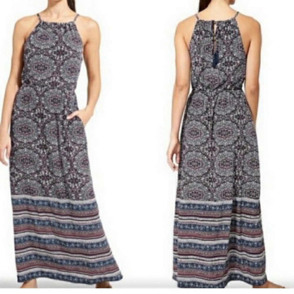 Athleta island life maxi dress built-in bra XXS